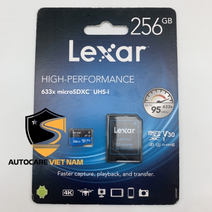 Thẻ Nhớ MicroSDXC Lexar 256GB 95MB/45MB/s (633X)